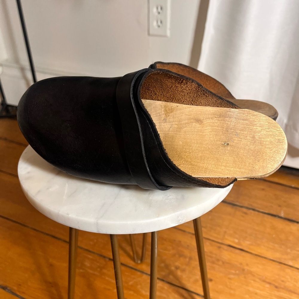 Lotta Elsa Clog Black Wood Size 39 - Picture 6 of 7
